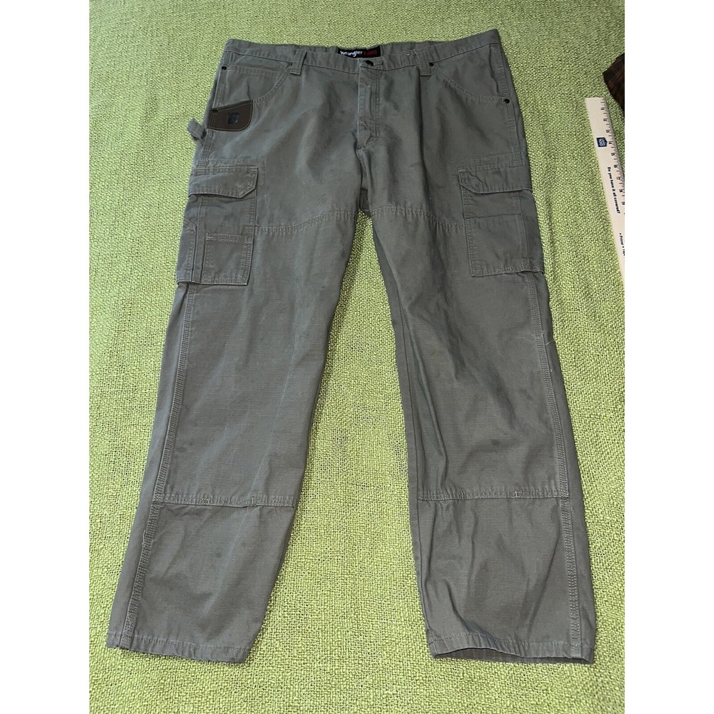 Wrangler RIGGS Workwear Ranger Relaxed Fit Pants Mens 42x30 Brown Ripstop